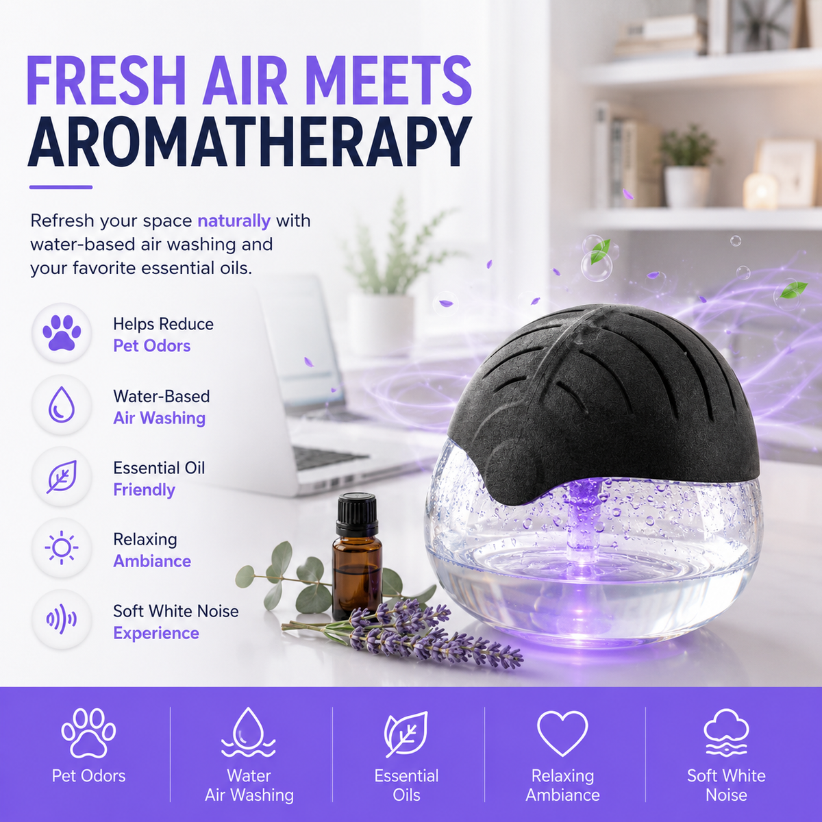 Aurevo™ Twist  Natural Pet Odor  Solution