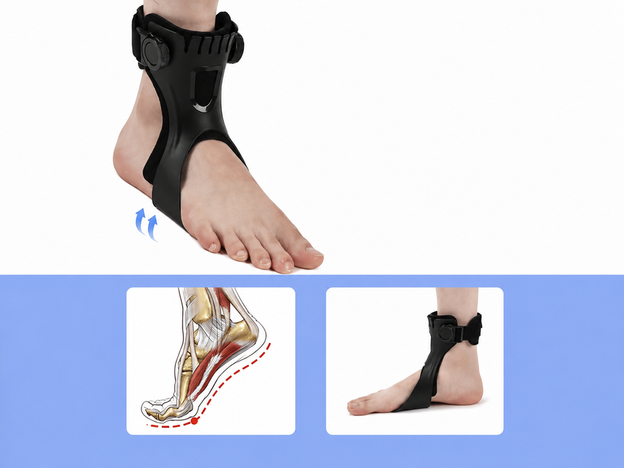 Your toes clear the ground automatically