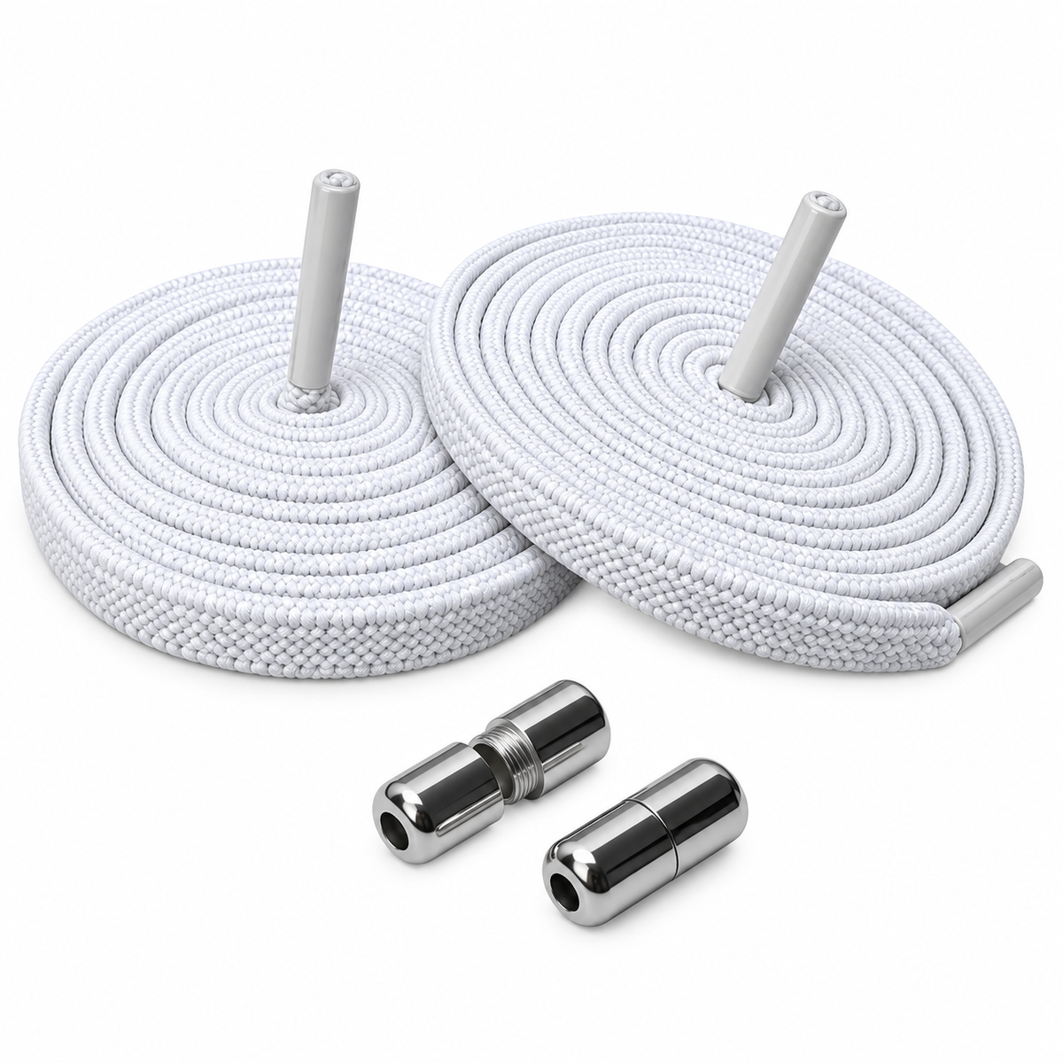 No-Tie Laces with Zinc Alloy Buckle